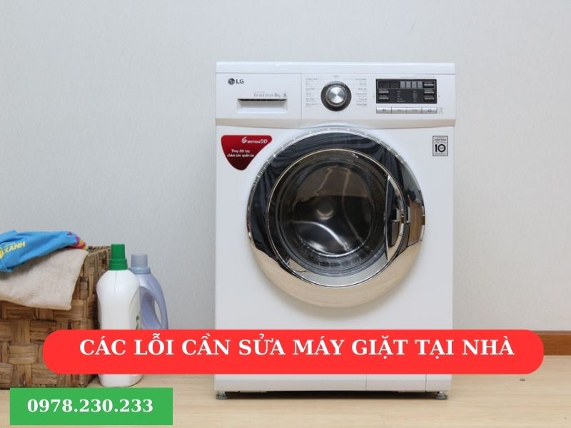 Các mã lỗi thường gặp khi sửa máy giặt tại nhà