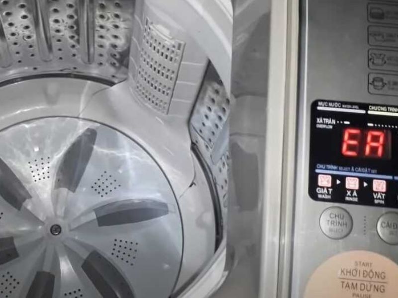 Nguyên nhân và cách sửa lỗi EA máy giặt Sanyo