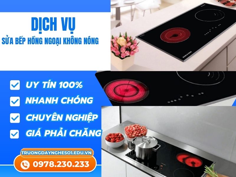 Bếp Hồng Ngoại Không Nóng Sửa Nhanh An Toàn Giá Rẻ!