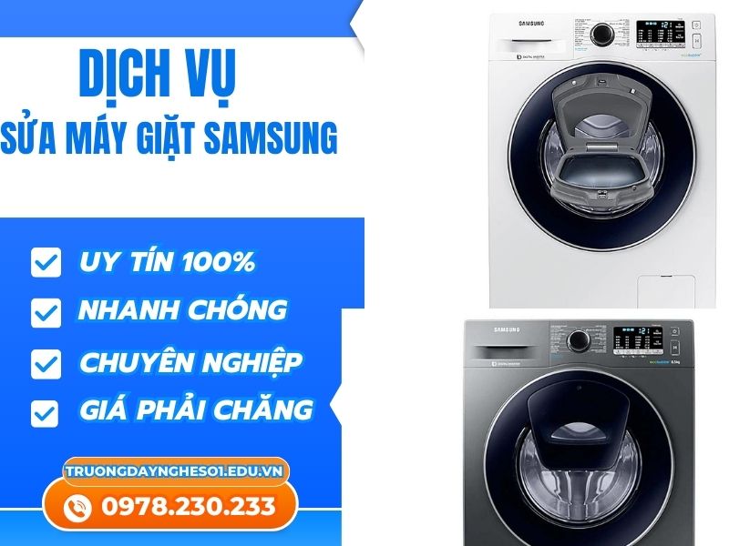 Sửa máy giặt Samsung nhanh tận nơi tận tâm giá rẻ!