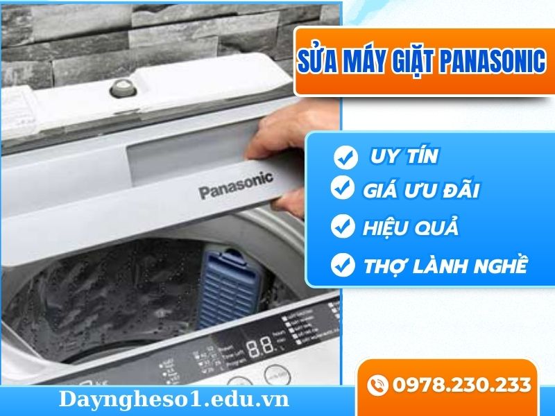 Sửa máy giặt Panasonic tại nhà tiết kiệm chi phí, thợ giỏi