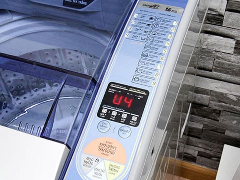 Dấu hiệu nhận biết máy giặt Sanyo báo lỗi U4