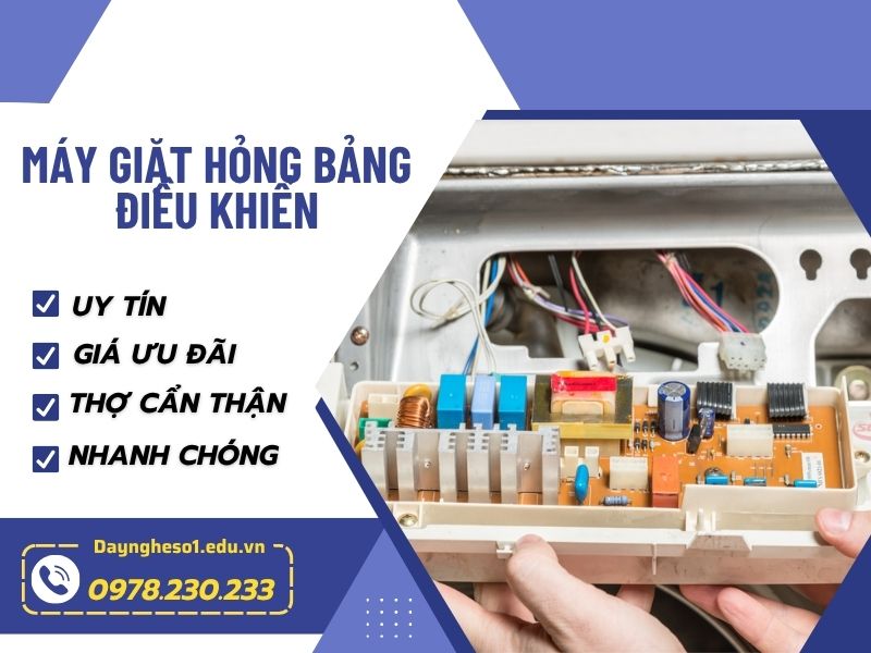 Dịch vụ sửa máy giặt hỏng bảng điều khiển tại nhà 