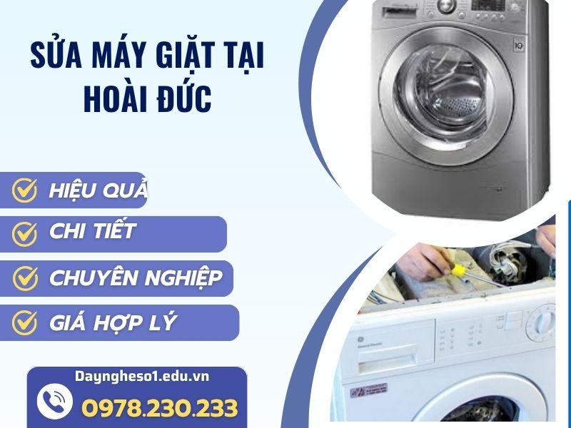 Sửa máy giặt tại Hoài Đức giá hợp lý, thợ giỏi 