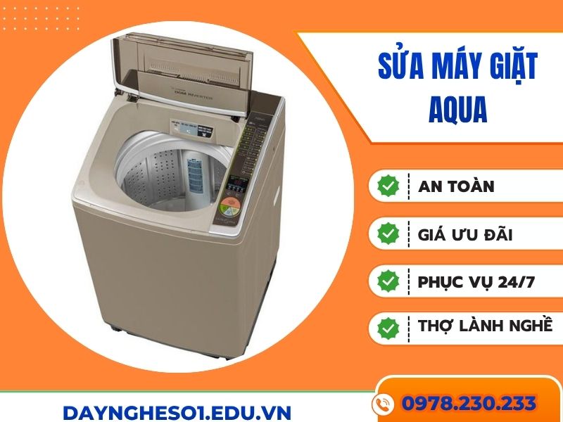 Sửa máy giặt Aqua thợ giỏi, hỗ trợ nhanh tại Hà Nội