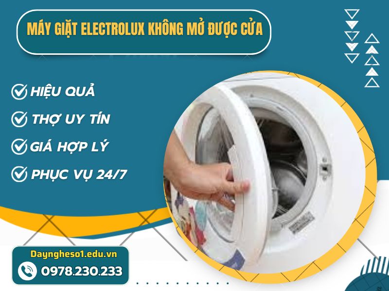 Máy giặt Electrolux không mở được cửa| Cách sửa nhanh chóng